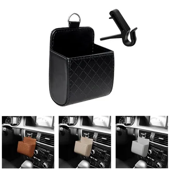 

TOSPRA Car Outlet Vent Seat Back Tidy Universal Car Mobile Smartphone Storage Box Hanging Organizer Holder Storage Box In Auto