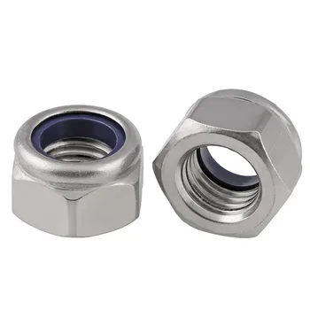 

Din985 304 stainless steel Reverse nut locknut / antiskid / self-locking nut / locking Left nut Ni cap m2-m20 10PCS