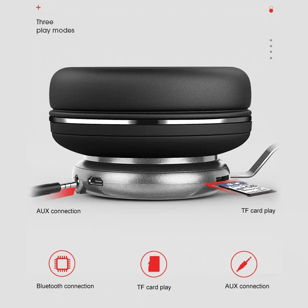 Q7 Bluetooth наушники с активным шумоподавлением Беспроводная гарнитура Музыка с голосовым управлением Поддержка TF карты воспроизведения
