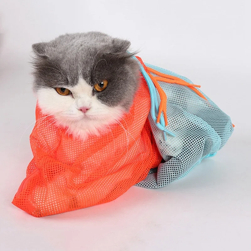 Новинка, дышащие моющие сумки для ухода за кошками, для домашних животных, для купания, для кошек, сумка для ванны, регулируемые принадлежности для домашних животных, прочные аксессуары для кошек