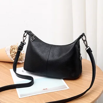 

Middle-aged Female Bag 2019 New Mother Large-capacity Soft Leather Fashion Shoulder Messenger Bags for Women Totes Bolsas