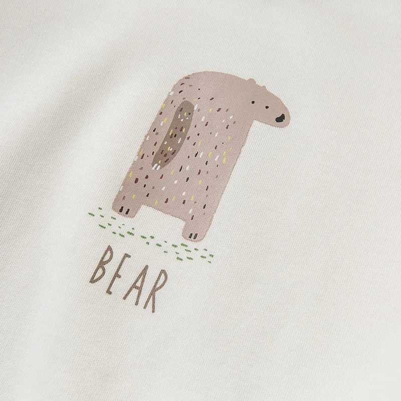 Dave bella/Осенняя футболка с рисунком для маленьких девочек; Детские топы с длинными рукавами; Высококачественный пуловер для девочек; модные детские футболки; DBM11133