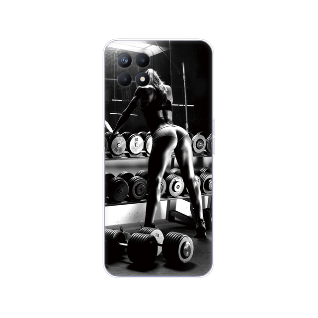 Realme 8i Case 6.6inch Silicon Back Cover For OPPO Realme8i Soft Case RMX3151 Phone Case bumper Funda TPU Coque Capa Etui