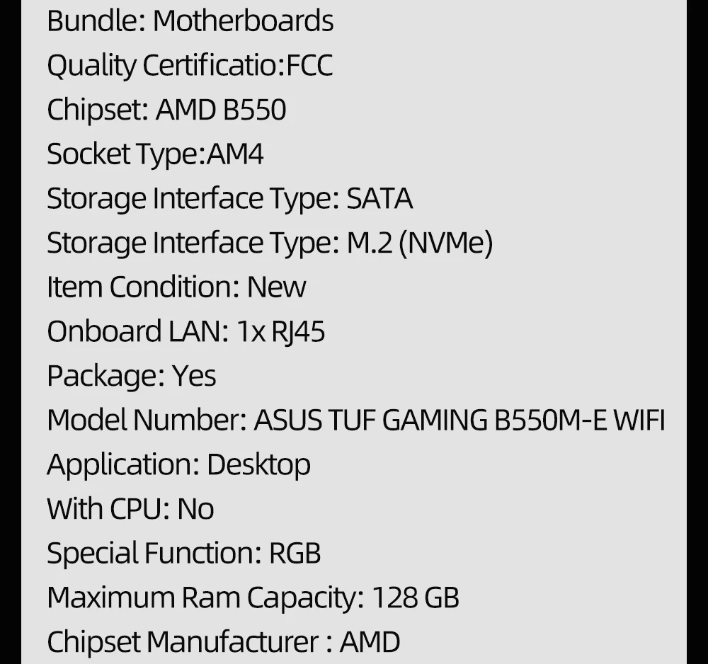 AMD New Ryzen 5 5600G R5 5600G CPU + ASUS TUF GAMING B550M-E (WI-FI) Motherboard Micro-ATX B550M B550 DDR4 Support R5 R7 R9 CPU