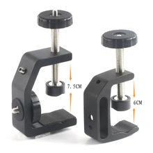 Pince de bureau de Type C, réglable, robuste, pour appareil photo, Studio de photographie, Support de Support