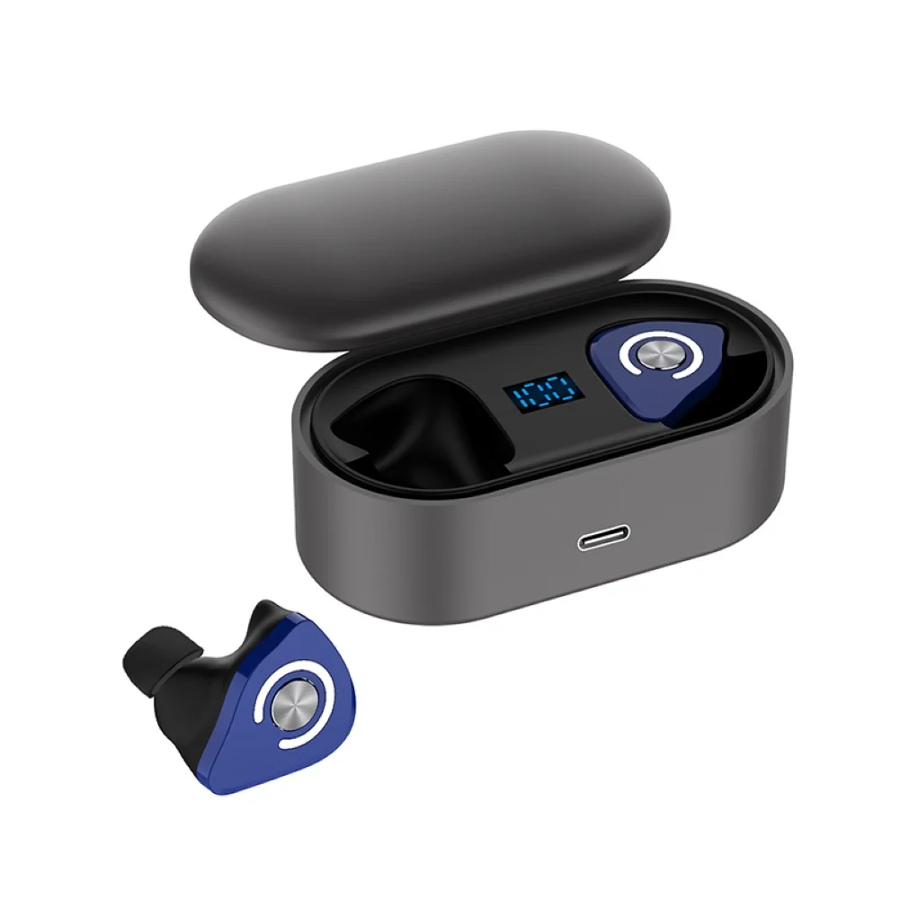 M9 TWS, беспроводные Bluetooth наушники, водонепроницаемые спортивные наушники для бега, стерео музыкальный наушник, светодиодный цифровой дисплей, зарядная коробка