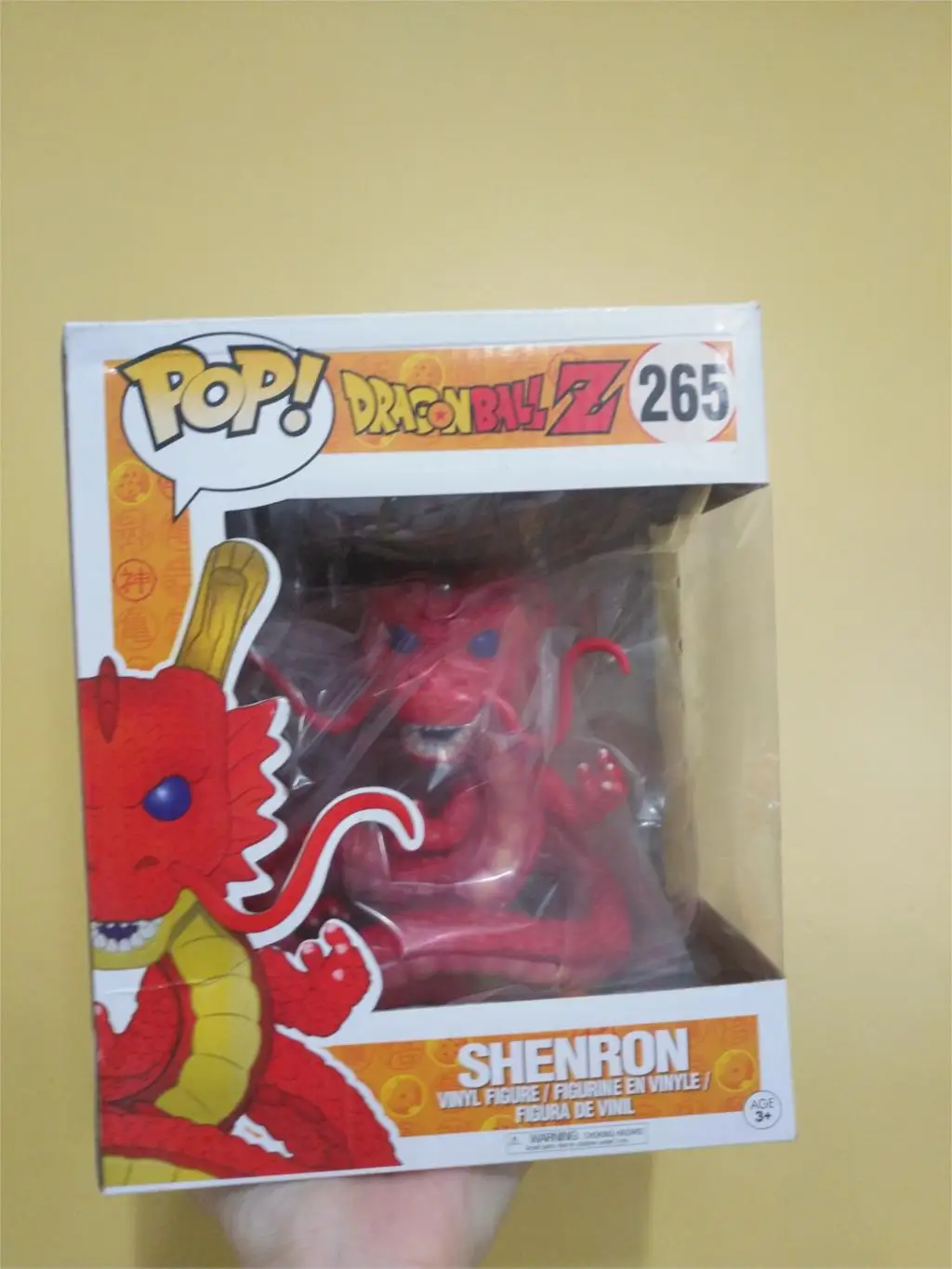 Funko Pop Большие размеры 15 см Dragon Ball Z SHENRON 265 фигурка модель игрушки - Цвет: red with box