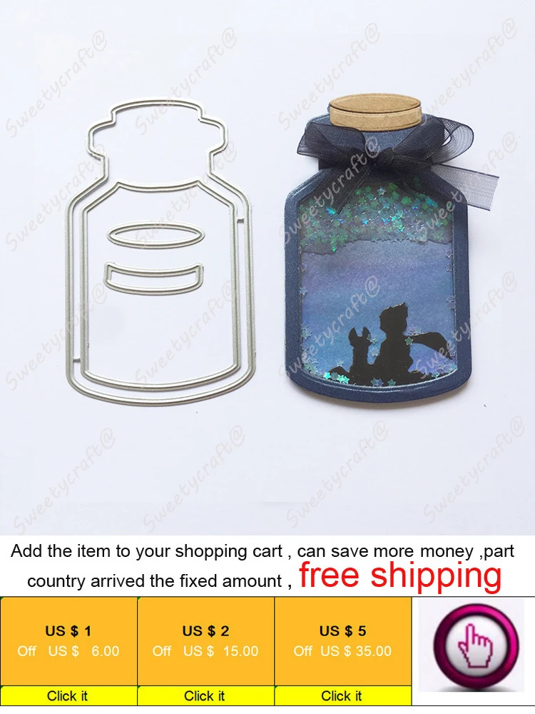 Wishing Bottle Shake Die Cutting 6