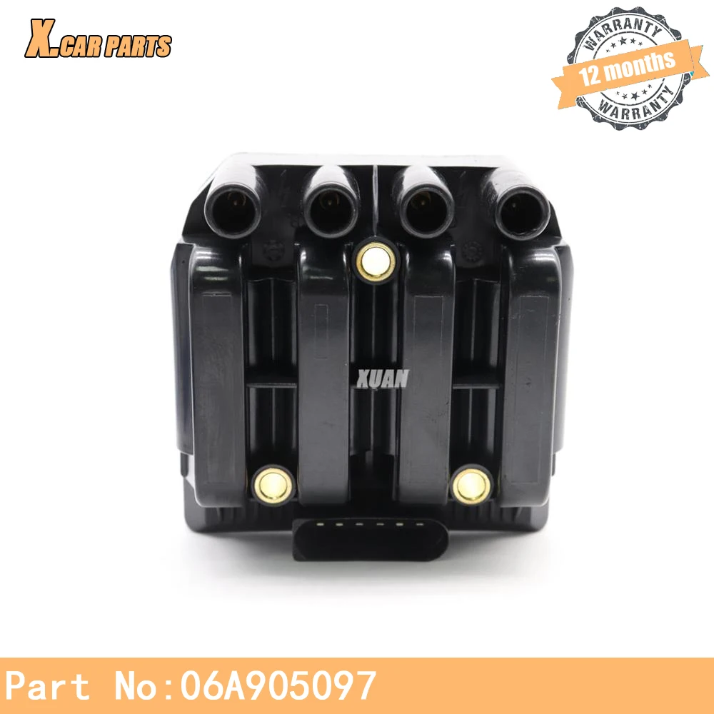 06A905097 Катушка зажигания для SKODA OCTAVIA Volkswagen BORA CADDY GOLF NEW BEETLE TOURAN Beetle Je tta 06A905104 |