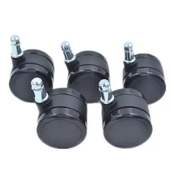 

5Pcs 2' Inch Office Chair Rollers Caster Wheels Floor Protecting Heavy Duty
