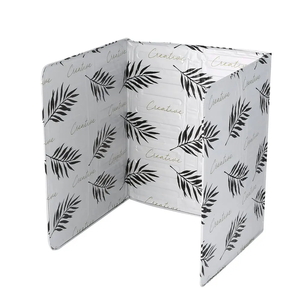 Leaf Кухонные гаджеты 80 см масляные брызги листовые экраны алюминиевая фольга плита газовая плита брызгозащищенная перегородка домашняя кухня инструменты для приготовления пищи - Цвет: Leaf