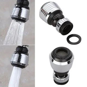 

360 Degree Swivel Kitchen Faucet Aerator Adjustable Dual Mode Sprayer Filter Diffuser Water Saving Nozzle Faucet Connector