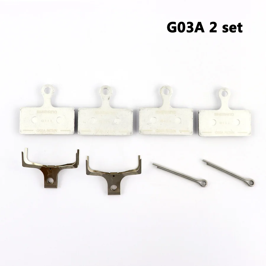 G03A 2set Shimano G03A резиновые дисковые Тормозные колодки DEORE XT SLX DEORE резиновые колодки MTB M9000 M9020 M8100 M8000 M7100 M6000 M785 M675 M615 тормозные колодки - Цвет: G03A 2set
