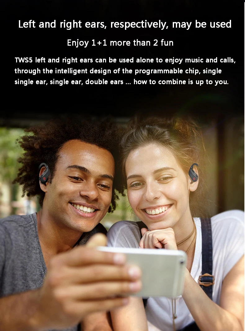 OTTWN True HBQ PRO TWS беспроводные наушники Bluetooth 5,0 стерео спортивные наушники водонепроницаемые наушники с ушным крюком гарнитура микрофон с зарядным устройством