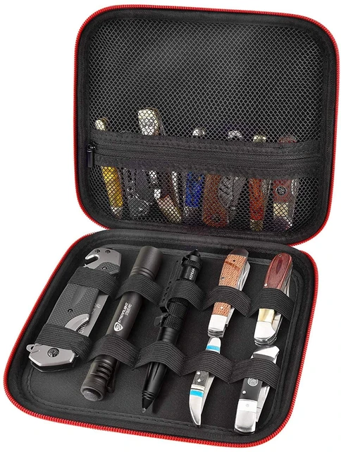Vitrine à couteaux portable pour poche, boîte de rangement opaque, papillon  pliant, outil de survie en plein air - AliExpress