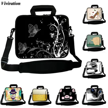 

For MacBook Air Pro 13 13.3 11.6 12 15 9.7 14 17 10 Laptop Notebook Computer Bag Case Women Messenger Handbag Shoulder Strap Bag