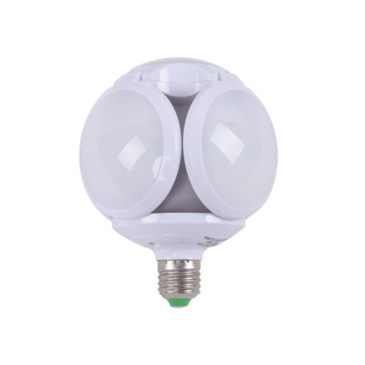 Супер яркий светодиодный складной лампа E27 40 Вт Футбол моделирующая лампа AC 85-265V Светодиодный лампа лампочка в виде шара пузыря складной заменить галогенные светильник - Испускаемый цвет: White