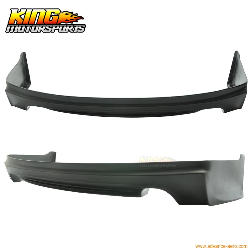 Подходит для 08 10 Honda Accord Sedan JDM Mugen style задний бампер губ черный ПУ|rear bumper lip|bumper liplip |