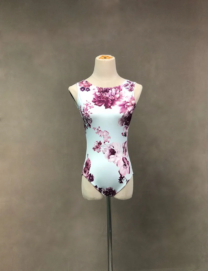 Ballet Dance Leotards Women 2021 New Sleeveless Print Gymnastics Dancing Costume Adult High Quality Ballet Leotard Ballet Dance Leotards Women 2021 New Sleeveless Print Gymnastics Dancing Costume Adult High Quality Ballet Leotard
