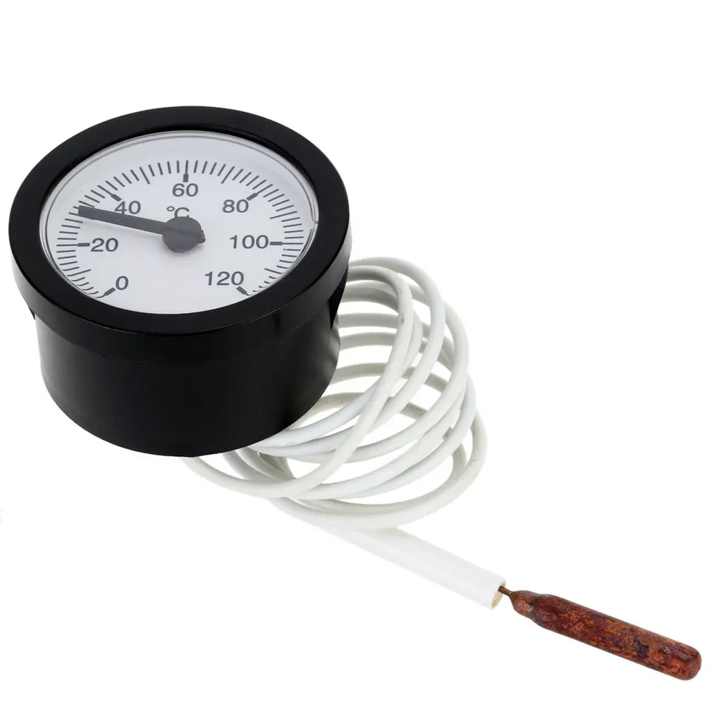 Thermomètre à Cadran Capillaire Pour Four à Bois Thermomètre à cadran en acier inoxydable Tube capillaire jauge de mesure de  température grand four acier inoxydable spécial four | AliExpress