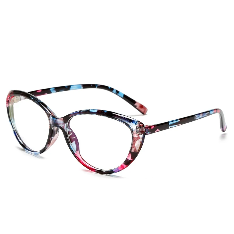 Zilead очки оправа «кошачий глаз» оправа с прозрачными линзами женские Брендовые очки оптические оправы близорукость черные красные оправы для очков - Цвет оправы: T7