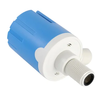 

1/2 Inch Top Inlet Built-in Inside Water Level Control Valve Automatic Float Valve for Water Tank Pool (Blue)