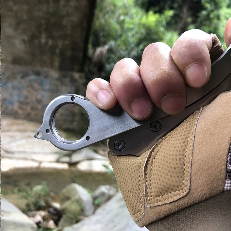 CS GO складной нож коготь 440C Лезвие Karambit для выживания тактические охотничьи
