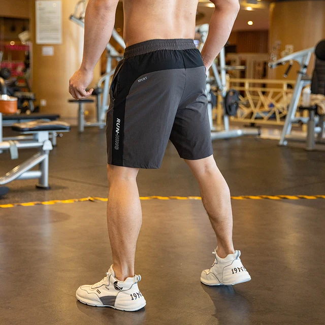 Breathable Quick Drying Men's Running & Workout Zip Pocket Shorts - Men ...