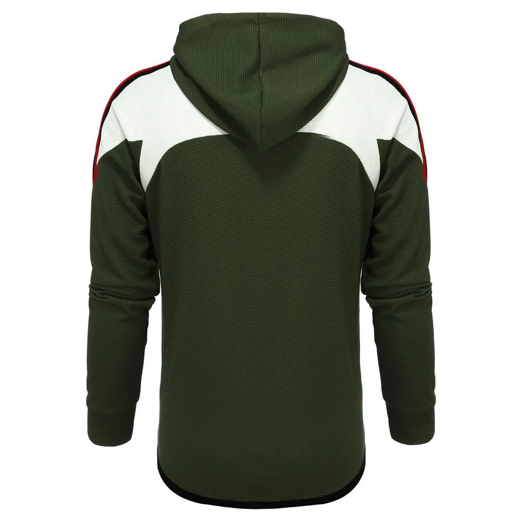 New Men Sets Hoodies+Sweatpants Sporting Mens Autumn Gradient Zipper Print Sweatshirt Top Pants Sets Sport Suit Tracksuit M-5XL