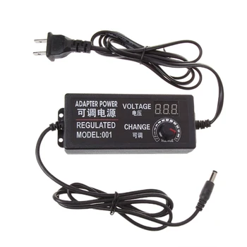 

High quality 9-24V 72W Adjustable AC/DC Regulated Switch Power Supply Adapter with Display