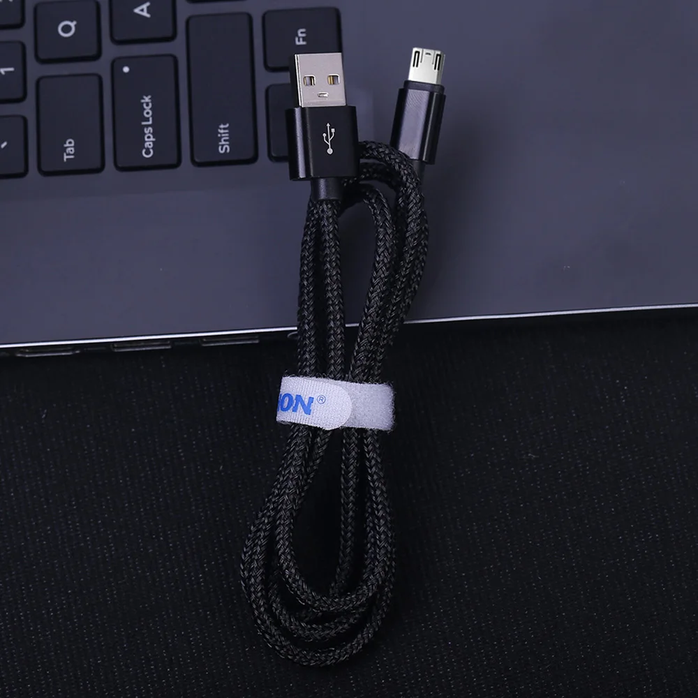 2 м 3M Micro USB кабель для зарядки данных для samsung huawei Xiaomi Redmi Note 4 4X5 Microusb кабель для быстрой зарядки мобильного телефона длинный провод - Цвет: Черный