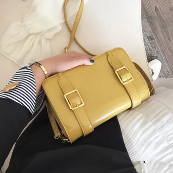 

Women's bag 2020 Korean fashion crossbody bag small square bag fashion shoulder bag new Hong Kong style female bag