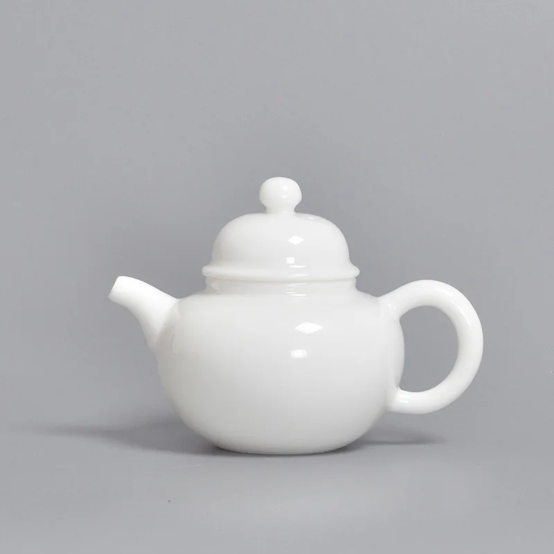 Белый нефритовый горшок подарок для культуры чайный набор кунг-фу один продукт