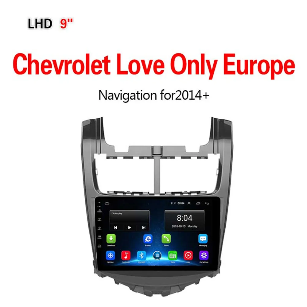 Lionet gps навигация для автомобиля Chevrolet Love Only Европа+ 9 дюймов LC1004X - Размер экрана, дюймов: 4G2G32G