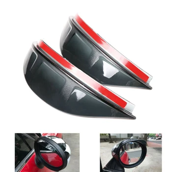 

2 X Mirror Rain Eyebrow Car Waterproof Sun Visor Shield For Mini Cooper