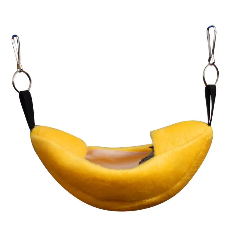 

House Boat Shape Parrot Rat Hammock Small Pet Hanging Beds Hamster Nest G99A