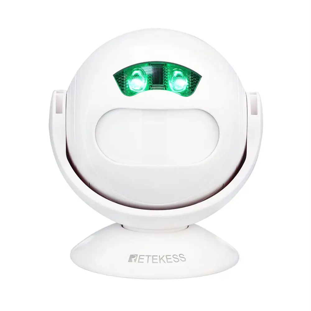 RETEKESS-timbre de bienvenida inalámbrico TD107, dispositivo inteligente con Sensor de movimiento infrarrojo, distancia Social, tienda, equipo de restaurante