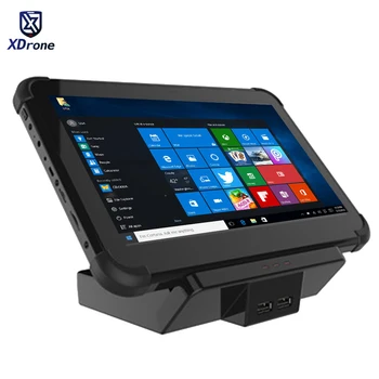 Billig 2020 POS Tablet PC Terminal System Windows 10 58mm Empfang Drucker 10,1 Touch Screen Bluetooth WIFI USB RS232 Dual Screen Dock
