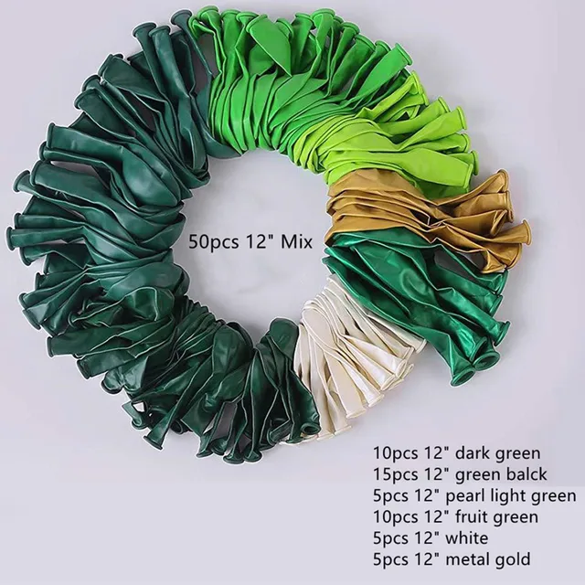 50pcs 12inch green