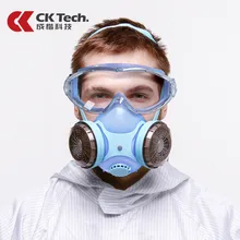 CK Tech. Защитные очки противоударный+ силиконовая защитная маска против пыли респиратор противогаз формальдегид пестицид краска маска набор