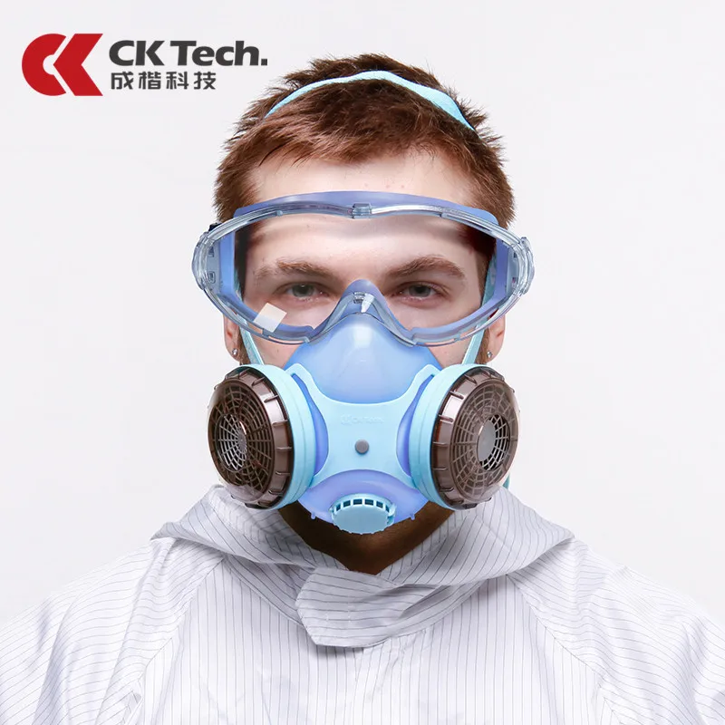CK Tech. Защитные очки ударопрочная силиконовая защитная маска от пыли респиратор