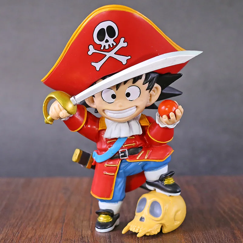Малыш Kakarotto Cos Короля Пиратов ПВХ Рисунок Модель DBZ Brinquedo кукла|Игровые фигурки и