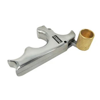 

Archery Thumb Trigger Aiming Grip Practice Training Stainless Steel Assembly