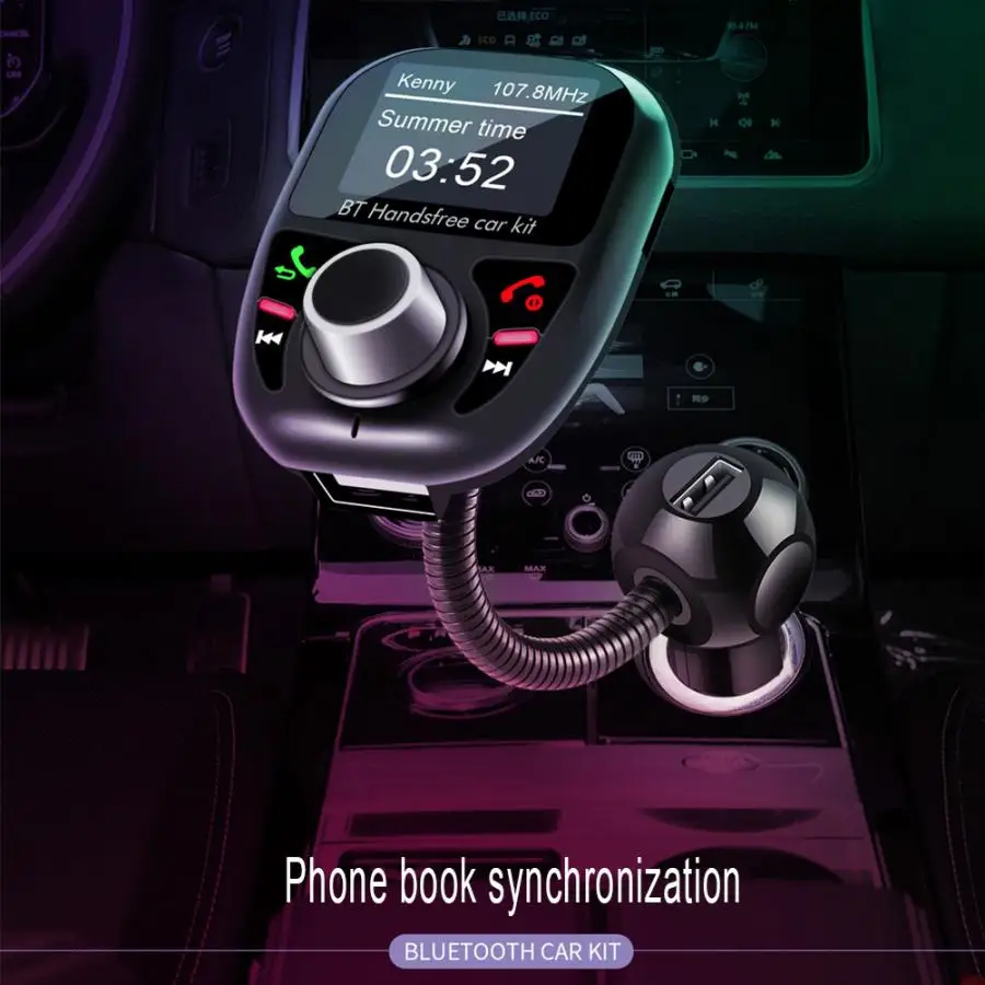 BT002 автомобильный Bluetooth FM MP3 плеер U диск/TF карта/AUX дисплей для Android/iOS системы