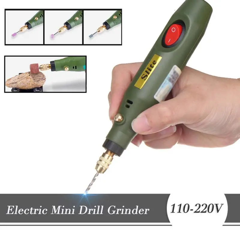 110220V Grinder Tool Mini Dremel Drill Electric Grinding Set for