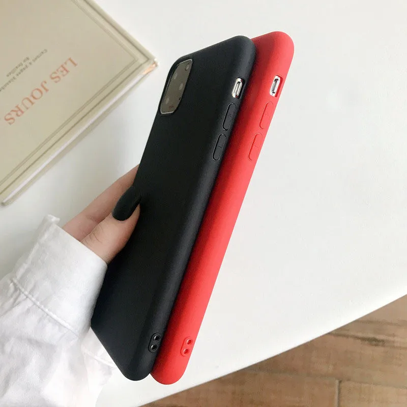Роскошный мягкий матовый чехол s для iPhone 11X8 7 6 6S Plus противоударный чехол из термополиуретана и силикона для iPhone XS 11 Pro MAX XR 5 Чехол