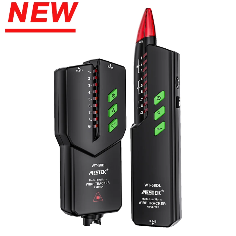 Mestek Wire Finder No Interference Telephone Wire Tracker Network Cable Tracker Detecteur Rj11