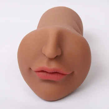 Oral Masturbator Cup Realistic Mouth For Blowjob Men Masturbation Sex Shop Artificial 3D Mouth Deep Throat Pussy Pocket Sex Toys 3