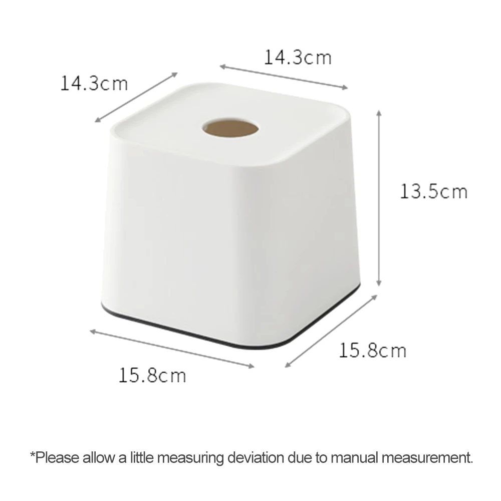 Roll Paper Box Kitchen Roll Holder Blue/White/Pink Toilet Roll Paper Box ABS Roll Paper Tube Home Coffee Table Paper Case