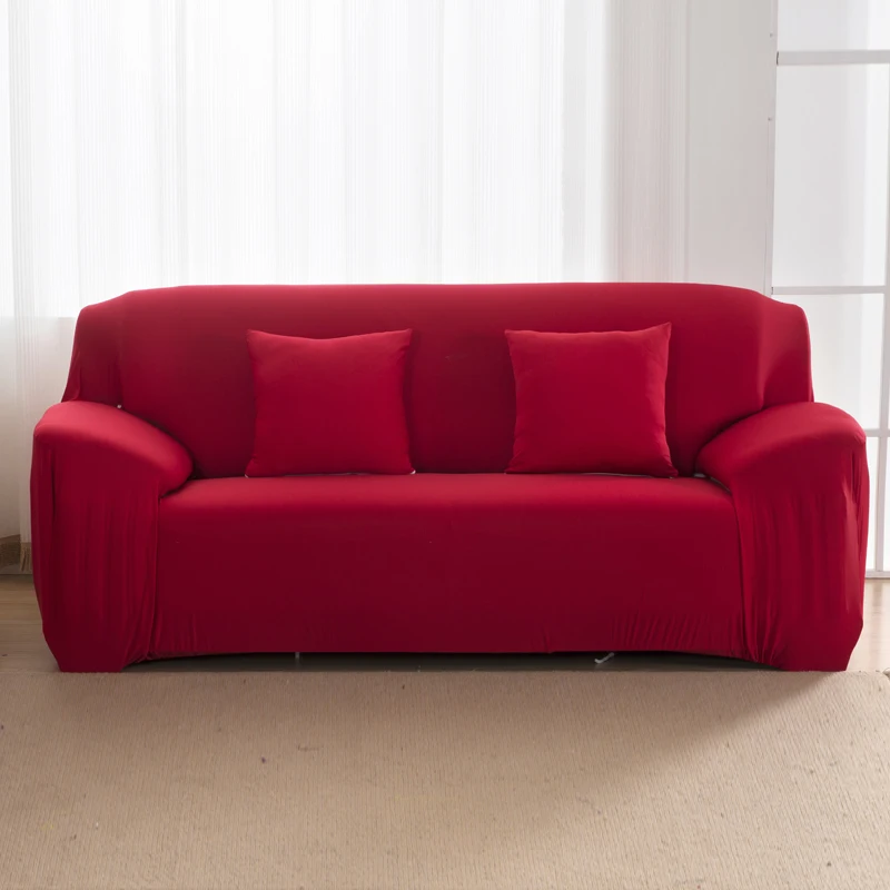 1/2/3/4/сиденье, однотонный диван, чехлы, толстые, все включено, универсальные, на заказ, эластичные чехлы на кресла, полотенце, Европейский, нескользящий - Цвет: S